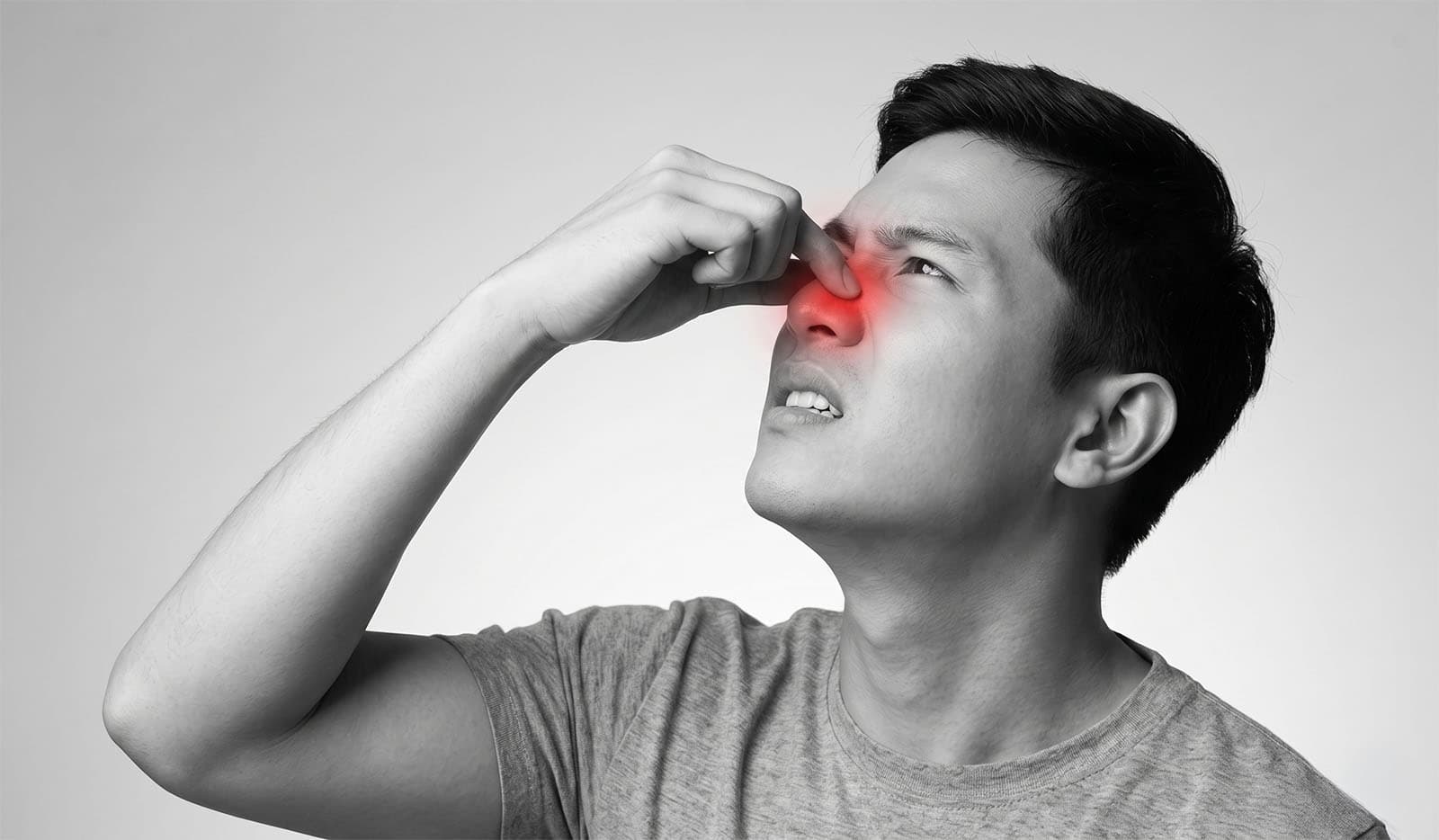 Nasal polyps illustration