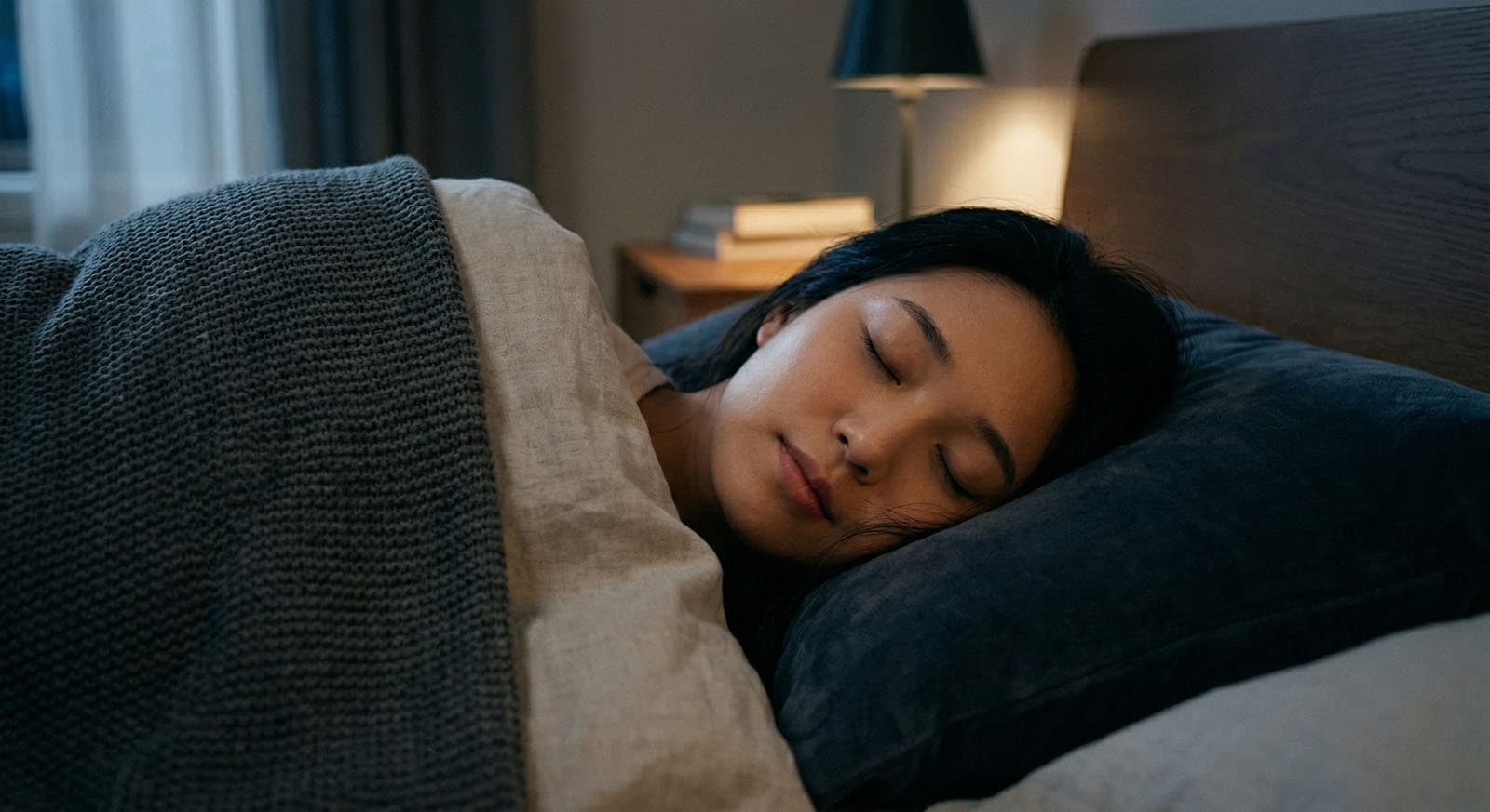 Woman sleeping peacefully