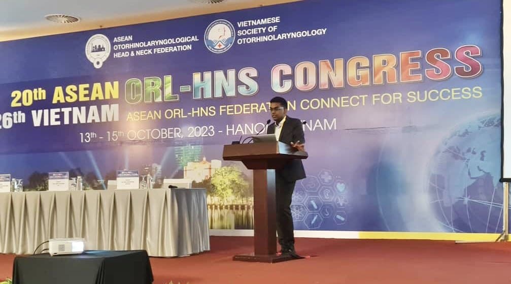 20th ASEAN ORL-HNS Congress 2023, Hanoi: Invited Speaker & Session Chair