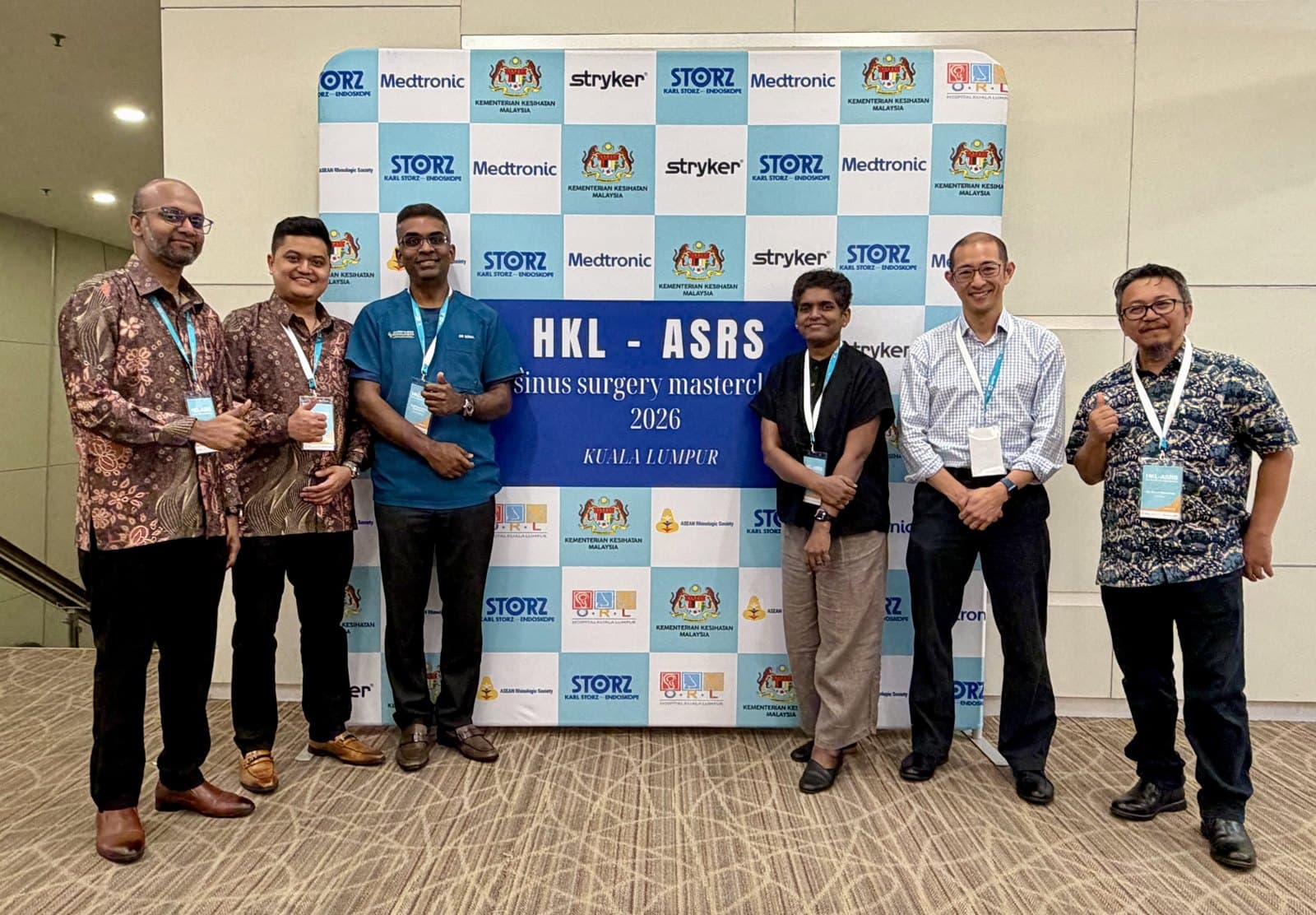 HKL-ASRS Sinus Surgery Masterclass 2026, Kuala Lumpur: Course Advisor & Faculty